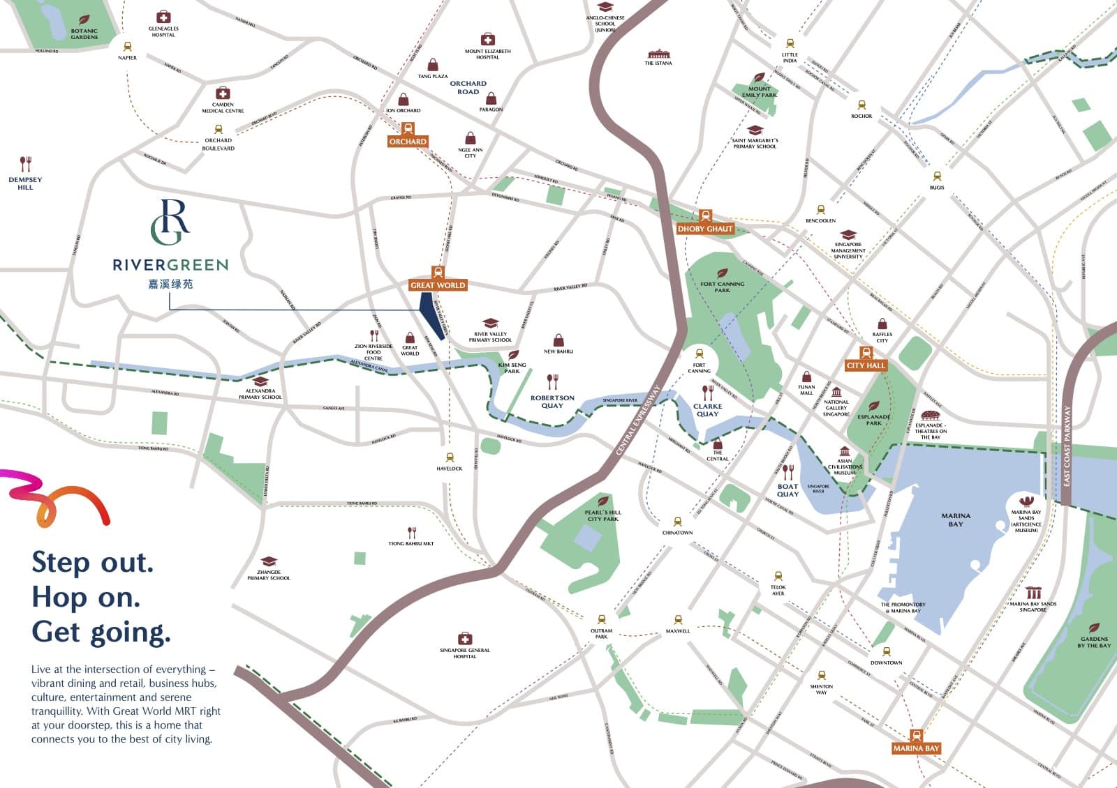 River Green Location Map